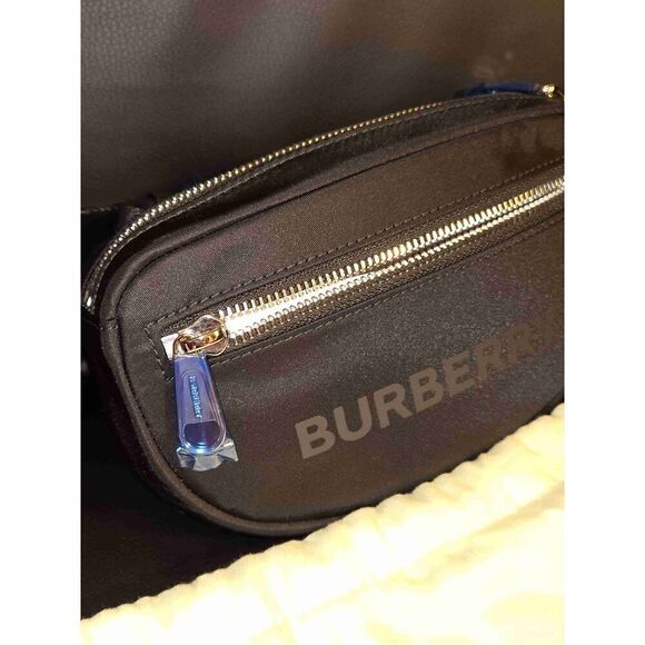 NWT Burberry Black Nylon Econyl Cannon Belt Bag Crossbody Fanny Pack with COA - Picture 2 of 10